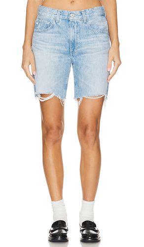 Ex-boyfriend short en color azul talla 23 en - Blue. Talla 23 (también en 24, 25, 28) - AG Jeans - Modalova