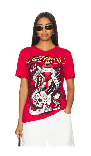 Camiseta en color talla L en - Red. Talla L (también en M, XL/1X) - Ed Hardy - Modalova