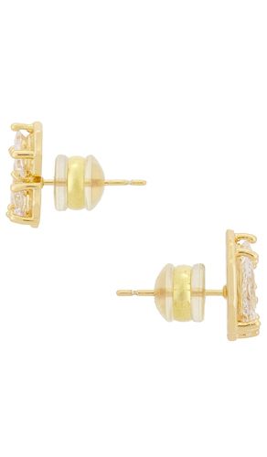 Georgian Cut Stud Earring in - SHASHI - Modalova