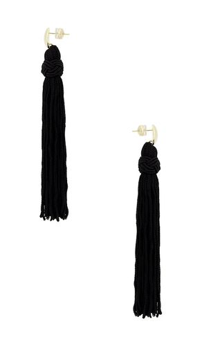 SHASHI Maxine Earring in Black - SHASHI - Modalova