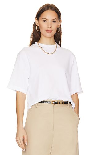 Camiseta corta wide sleeve crop en color blanco talla L en - White. Talla L (también en M, S, XL, XS, XXS) - Vince - Modalova