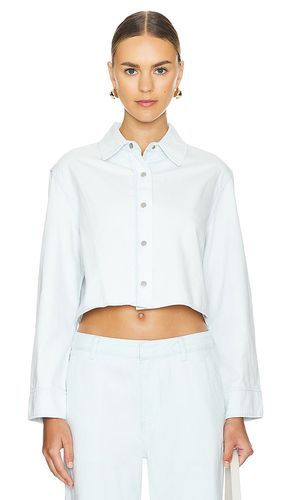 Spring Twill Cropped Shirt in . Size L, S, XL - Vince - Modalova