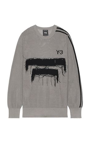 Jersey en color gris talla L en - Grey. Talla L (también en M, S, XL/1X) - Y-3 Yohji Yamamoto - Modalova