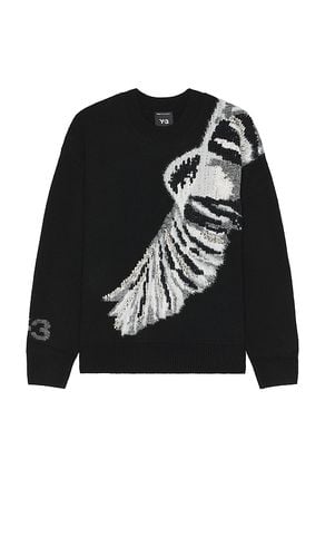 Gfx Knit Crew in . Size M, S - Y-3 Yohji Yamamoto - Modalova