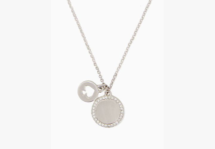 Spot The Spade Pave Charm Pendant Necklace - Kate Spade New York - Modalova