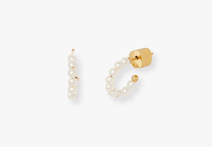 Tiny Twinkles Mini Pearl Mini Hoops - Kate Spade New York - Modalova