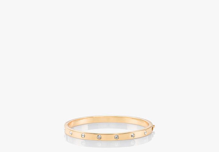 Set in Stone Hinged Gold Bangle - Kate Spade New York - Modalova