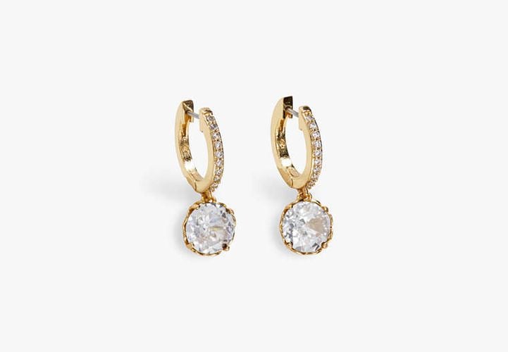 That Sparkle Pavé Mini Hoops - Kate Spade New York - Modalova