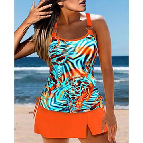 Women's Swimwear Tankini 2 Piece Normal Swimsuit Graphic 2 Piece Printing Orange Bathing Suits Beach Wear Summer Sports - Ador.com UK - Modalova