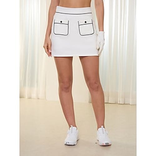 Women's Golf Skorts White Bottoms Ladies Golf Attire Clothes Outfits Wear Apparel - Ador.com - Modalova