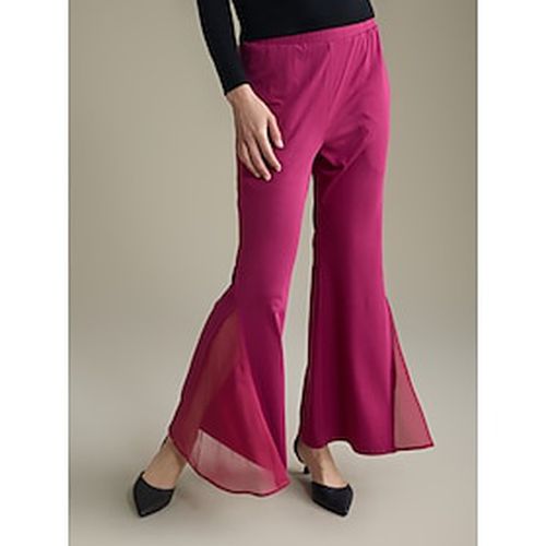 Elegant Full Length Bell Bottom Pants - Ador - Modalova