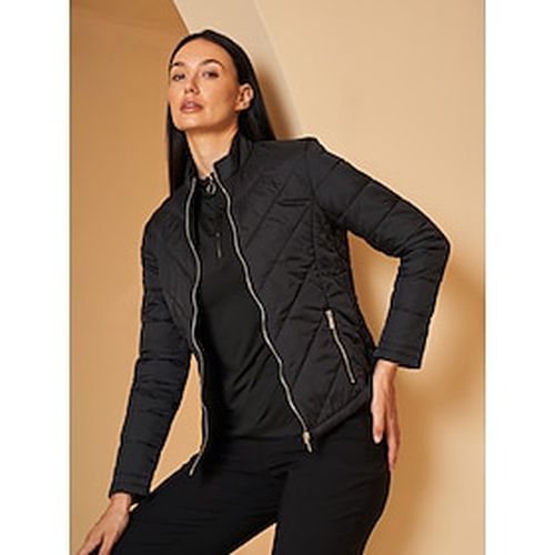 Women's Golf Jacket Black Long Sleeve Top Ladies Golf Attire Clothes Outfits Wear Apparel - Ador.com - Modalova