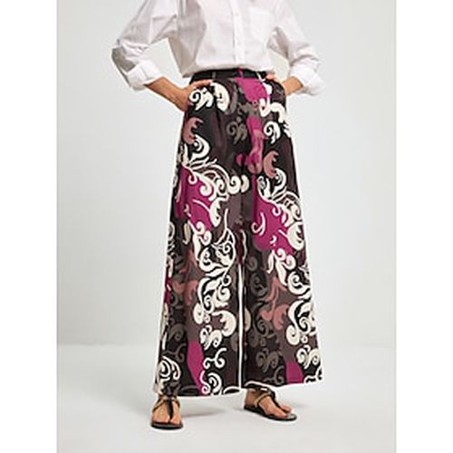 Satin Casual Straight Full-Length Trousers - Ador.com - Modalova