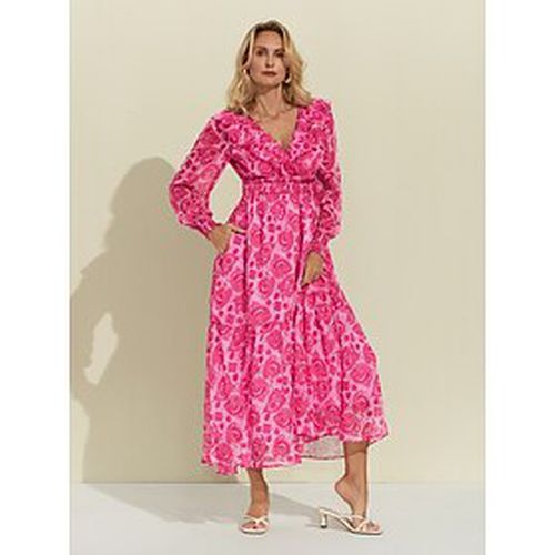 Floral Ruffle Maxi Dress - Ador.com - Modalova