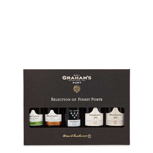 W & J GRAHAM'S Selection Of Finest Ports 5 x 200ml Port And Fortified Wine - W&J Graham's - Modalova