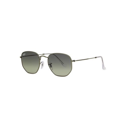 Gunmetal Polarised Hexagon-frame Sunglasses, Sunglasses - Ray-ban - Modalova