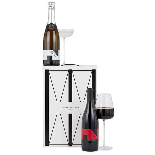 Prosecco & Red Wine Gift Box, Hamper, Fur Red Wine - Harvey Nichols - Modalova