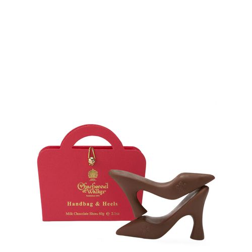 Pink Handbag & Milk Chocolate Heels 60g, Creamiest Milk Chocolate Heels Come Presented in an Immaculate Pink Handbag - Charbonnel Et Walker - Modalova