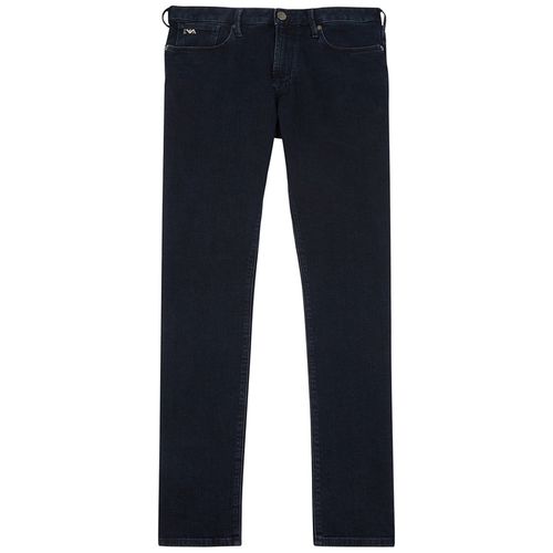 J06 Dark Blue Slim-leg Jeans - Emporio armani - Modalova