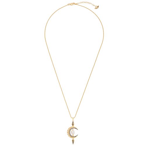 X Harris Reed Crescent Moon 18kt Vermeil Necklace - One Size - Missoma - Modalova