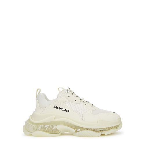 Triple S Off-white Panelled Sneakers - 5 - Balenciaga - Modalova
