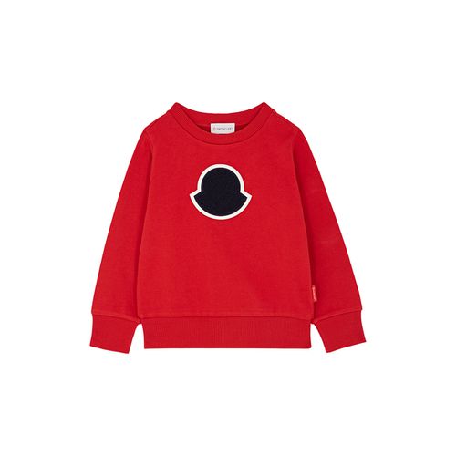 Kids Logo Cotton Sweatshirt (4-6 Years) - Moncler - Modalova