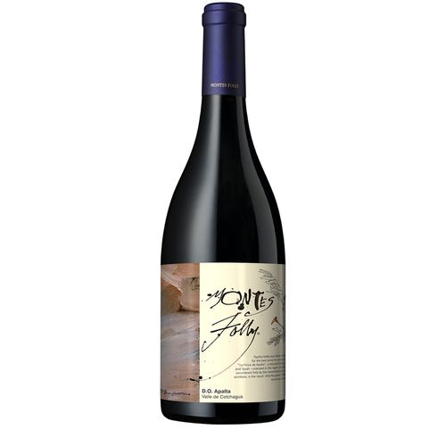 Folly Syrah 2019 Red Wine, Wine, Leather, Chile, 750ml Red Wine - Montes - Modalova