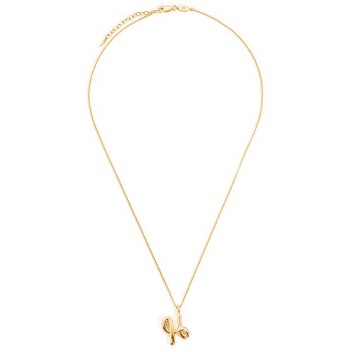 Chubby Pearl Initial Pendant Necklace - Initial O | 18ct Gold Plated V |  Missoma