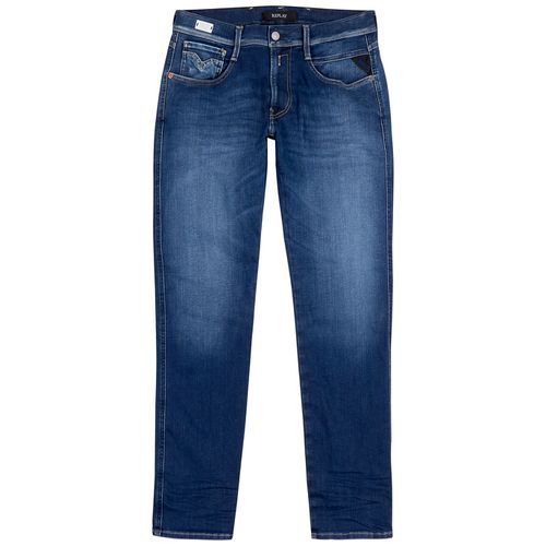 Anbass Hyperflex Blue Slim-leg Jeans - - W30/L32 - Replay - Modalova
