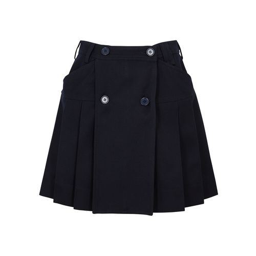 Pleated Twill Mini Wrap Skirt - - 6 - SIMONE ROCHA - Modalova