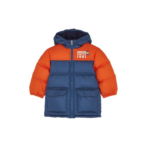 Kids Panelled Quilted Shell Jacket - Gucci - Modalova