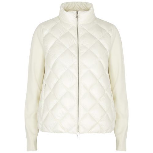 Quilted Shell And Wool Jacket, , Jacket, Quilted - L - Moncler - Modalova