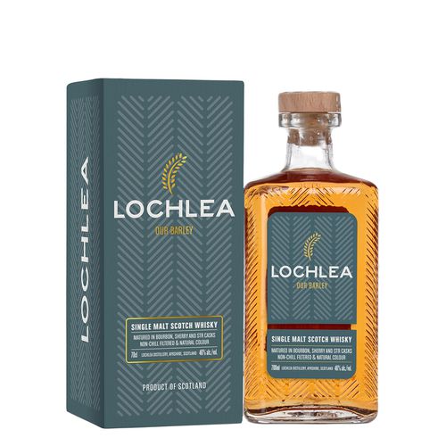 Our Barley Single Malt Scotch Whisky, Whisky, Lace, Flavours of Golden Syrup - Lochlea - Modalova