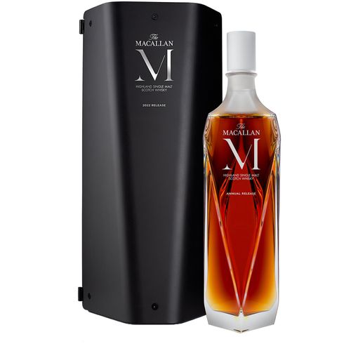 The M Decanter Single Malt Scotch Whisky, Whisky, Leather - Macallan - Modalova