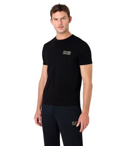 Armani - Camiseta Negra para Hombre - Gold Label XS - EA7 - Modalova