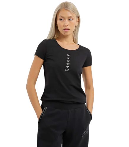 Armani - Camiseta Negra para Mujer XS - EA7 - Modalova