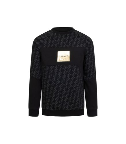 Sudadera Negra para Hombre - Chain Repeat M - Cruyff - Modalova