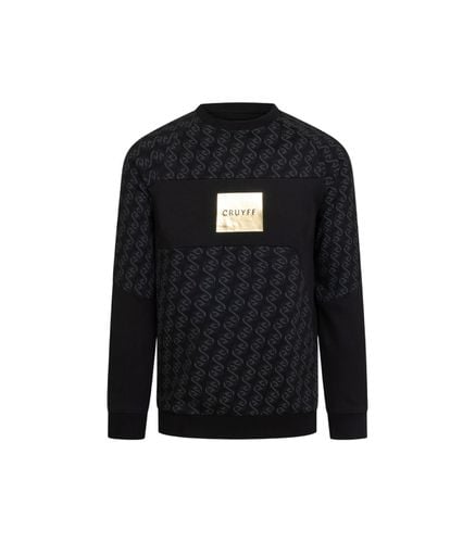 Sudadera Negra para Hombre - Chain Repeat XL - Cruyff - Modalova