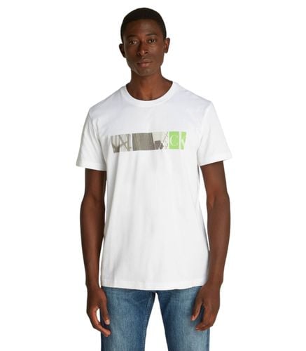 Camiseta Blanca para Hombre - City Block L - Calvin Klein - Modalova