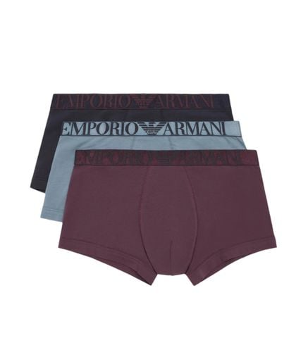 Bóxer - Calzoncillos para Hombre - Pack 3 S - Emporio Armani - Modalova