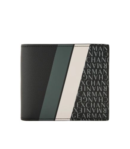 Cartera Negra para Hombre U - Armani Exchange - Modalova