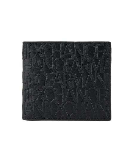 Cartera Negra para Hombre U - Armani Exchange - Modalova