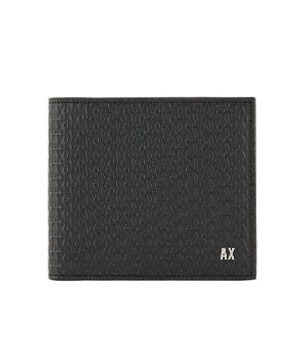 Cartera Negra para Hombre U - Armani Exchange - Modalova