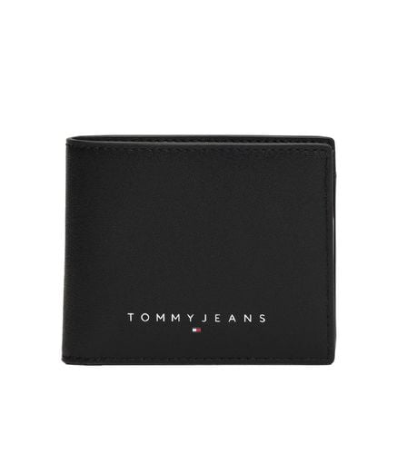 Cartera Negra para Hombre - Leather U - Tommy Jeans - Modalova