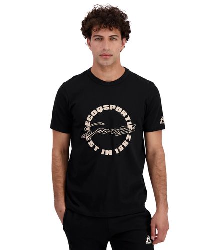 Camiseta Negra para Hombre - Contemporain S - Le Coq Sportif - Modalova