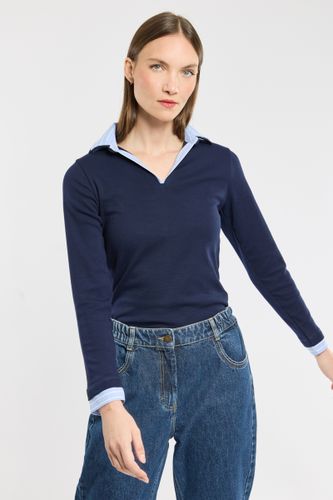 Polo trompe l'oeil - coton - ARMOR-LUX - Modalova