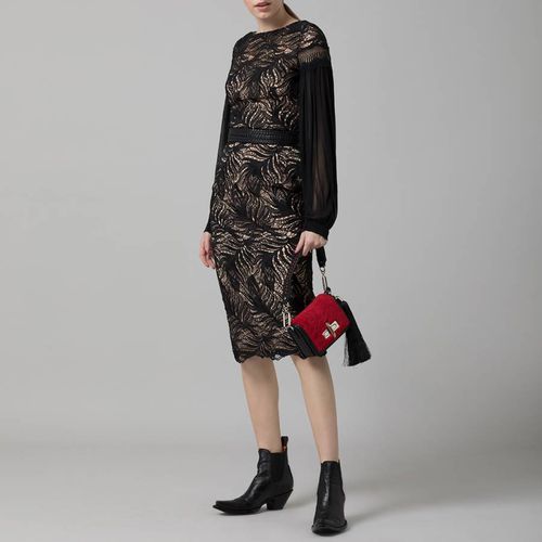 Black Paisley Midi Dress - Amanda Wakeley - Modalova