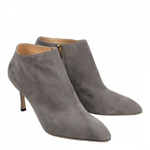 Foggy Suede Leather Heeled Ankle Boots - Sergio Rossi - Modalova