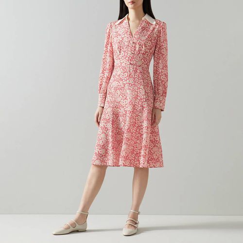 Multi Floral Flo Silk Dress - L K Bennett - Modalova