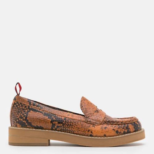 Leather Torre Snake Print Loafers - Max&Co. - Modalova